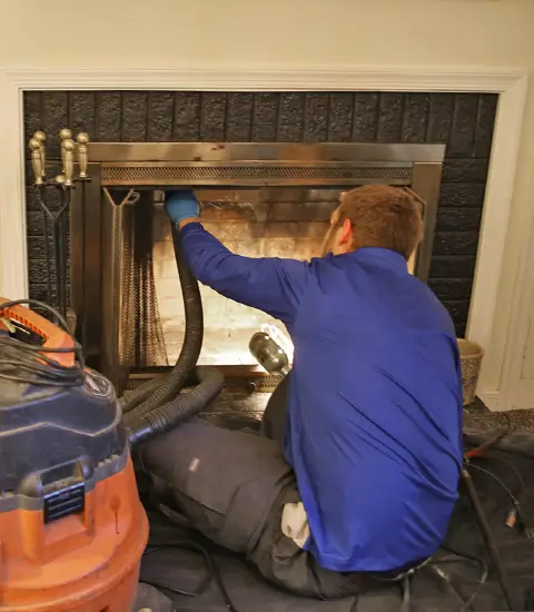 почистване на комин отдолу нагоре